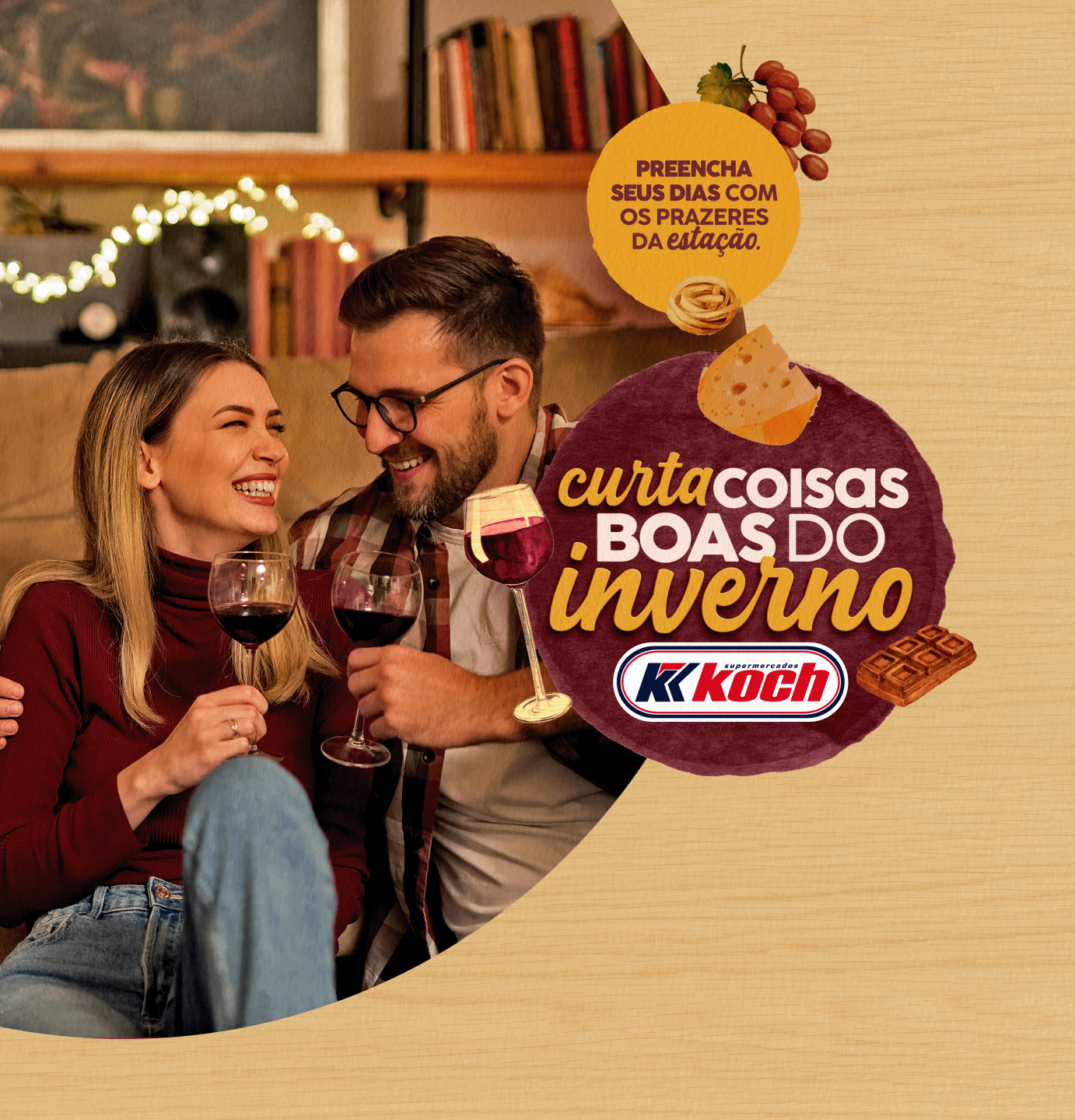 Curta coisas boas no inverno